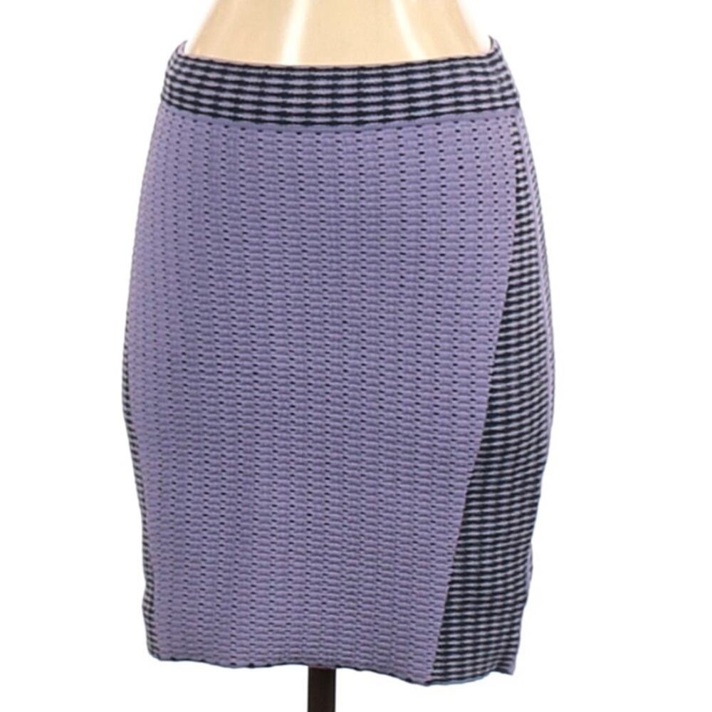 Opening Ceremony Purple Knit Mini Pencil Skirt Womens S Bodycon Stretch Boho